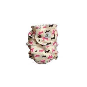  Kiwi Pie One Size Bamboo Fitted   Pink Pups Baby
