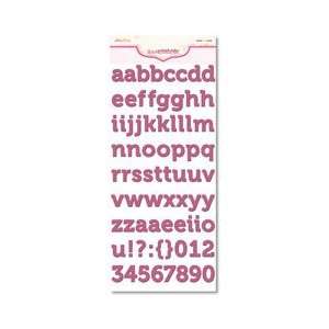  Ambrose Cardstock Alpha Stickers 6X12 Sheet Bayberry 