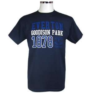  Everton FC Authentic EPL 1878 T Shirt Medium 38/40 