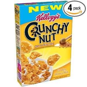 Crunchy Nut Golden Honey Nut, 14.1 Ounce (Pack of 4)  