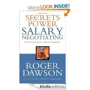 Secrets of Power Salary Negotiating Inside Secrets from a Master 