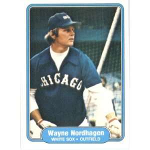  1982 Fleer # 355 Wayne Nordhagen Chicago White Sox 