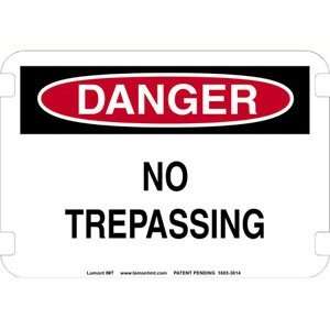 20 x 14 Standard Danger Signs  No Trespassing  Industrial 