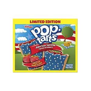Pop Tarts American Summer Frosted Strawberry Limited Edition 1 Box 