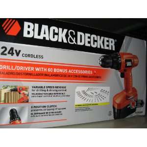  Black & Decker 24 Volt Cordless Drill/Driver