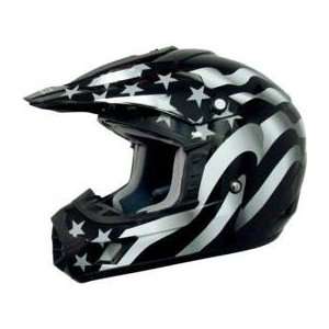   Helmet , Color Stealth, Style Flag, Size Lg 0110 2365 Automotive