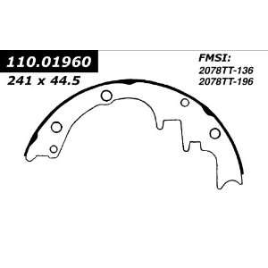  Centric Parts, 111.01960, Centric Brake Shoes Automotive