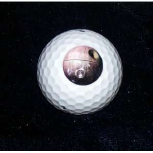    attack with Star Wars DEATH STAR golf ball 