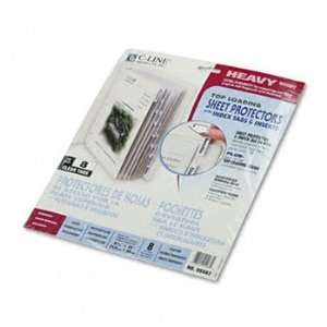  C Line 05587   Sheet Protectors w/Eight Clear Index Tabs 