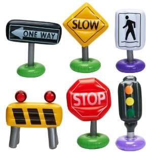  Inflatable Traffic Signs Party Supplies Toys & Games