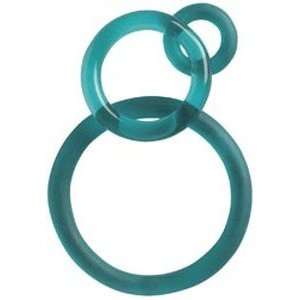  Connect Jewelry Beads & Findings Bullseye/Turquoise 3/Pkg 