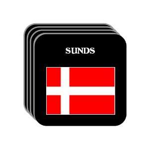  Denmark   SUNDS Set of 4 Mini Mousepad Coasters 