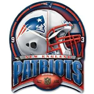  New England Patriots NFL High Definition Clock Sports 