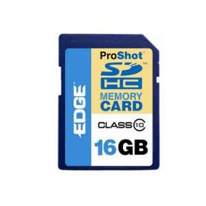    EDGE 16GB SDHC CLASS 10 PROSHOT MEMORYCARD 16 GB Electronics