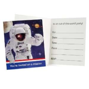   Party By Party Destination Space Mission Invitations 