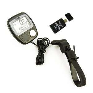 14 Fuctions Dual line LCD Bike Bicycle Computer Odometer Speedometer 
