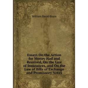  On the Action for Money Had and Received, On the Law of Insurances 
