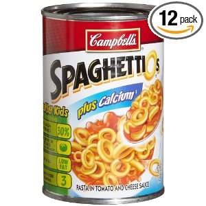 Spaghettios with Calcium, 15 Ounce (Pack of 12)  Grocery 