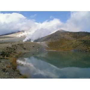 Sulphur Vents, Mount Asahidake, Island of Hokkaido, Japan Photographic 