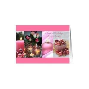  Half Brother   Happy Holidays Pink Christmas Collage card 