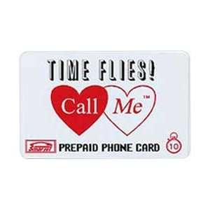  Collectible Phone Card 10u Time Flies Call Me 