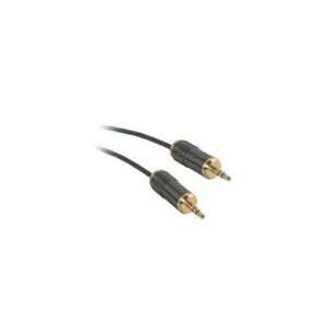   Plenum Rated M/M Stereo Audio Cable (75 Feet, Black) Electronics