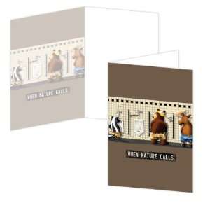 ECOeverywhere Nature Calls Boxed Card Set, 12 Cards and Envelopes, 4 x 