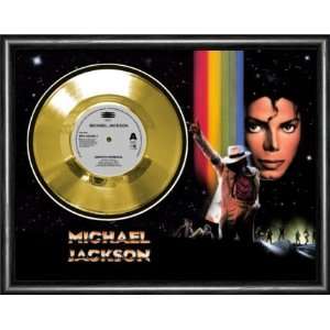  Michael Jackson Smooth Criminal Framed Gold Record A3 