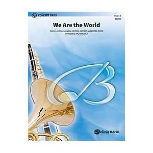  We Are the World Conductor Score