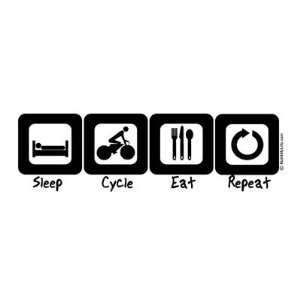  Sleep Cycle Eat Repeat Greeting Cards Health & Personal 