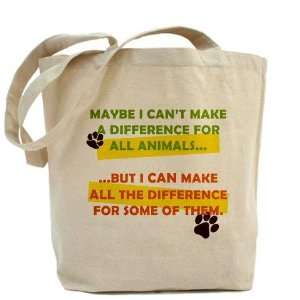  Making a Difference Pets Tote Bag by  Beauty