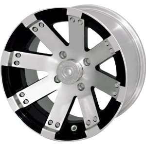 Vision Wheel Buckshot 158 Gloss Black Wheel with Machined Face (12x7 