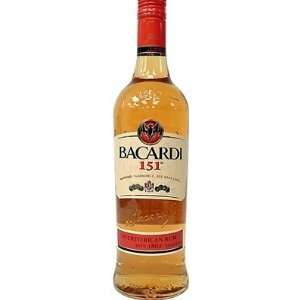  Bacardi 151 Rum 750ml Grocery & Gourmet Food