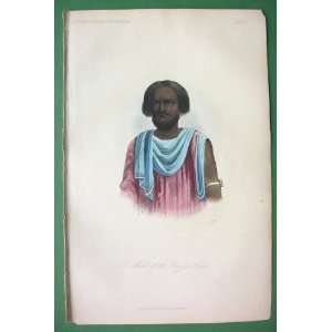  RACES OF MANKIND Arab A. Melik of Shegya Arabs   1842 Hand 