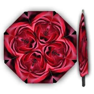  Abstract Rose Umbrella 