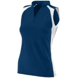 Ladies Poly/Spandex Ace Jersey   Navy   Large Sports 