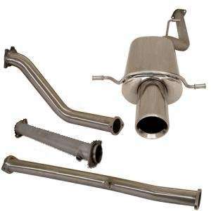   WRX/STI Standard Muffler Turboback Exhaust with Race Pipe Automotive