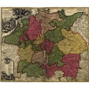  1700s map Germany