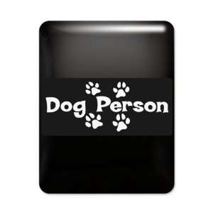  iPad Case Black Dog Person 