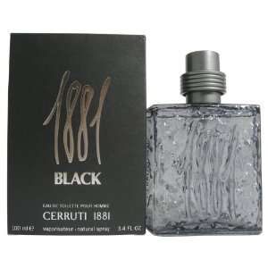  1881 BLACK Cologne. EAU DE TOILETTE SPRAY 3.3 oz / 100 ml 