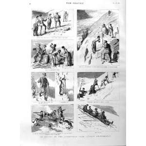  1884 ASCENT SCHILTHORN MURREN SWITZERLAND MAUVAIS PASS 
