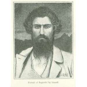  1897 Italian Artist Giuseppe Segantini illustrated 