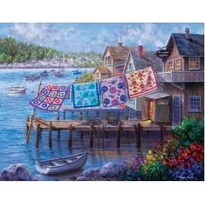  Dockside Quilts Jigsaw Puzzle Toys & Games