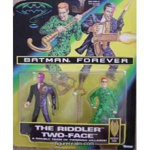  Batman Forever Riddler and Two face 2 pack Action Figure 
