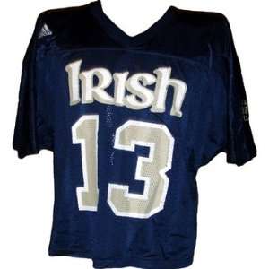  Notre Dame 13 Game Used 2005 07 Navy Lacrosse Jersey wNavy 