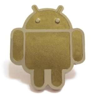 Mobile World Congress 2011 Google Android Pin Badge Bronzed Gold 