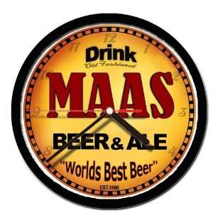  MAAS beer and ale cerveza wall clock 