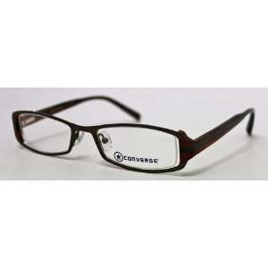 Converse Ophthalmic Eyewear Rectangle Rimless Plastic Frame Minx Brown