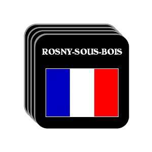  France   ROSNY SOUS BOIS Set of 4 Mini Mousepad Coasters 