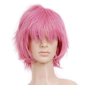  Pink Short Length Anime Cosplay Costume Wig Toys & Games
